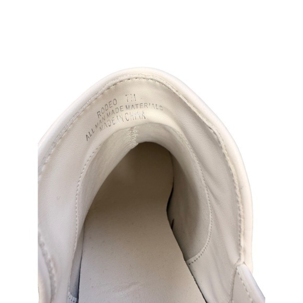 Cushionaire Rodeo White Western Ankle Boots Pointed Toe Memory Foam Size 7M - Picture 9 of 11
